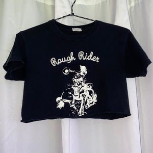 Brandy Melville Cropped Graphic Tee